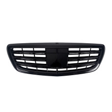 Решітка радіатора Full Black під камеру AMG S63 ( пошкоджена ) на Mercedes-Benz S-Class W222 2013-2017 року