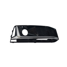 Решітки в бампер Silver Black ( S4 під радари ) S-Line RH на Audi A4 B9 2015-2019 року