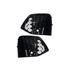 Решітки в бампер ( RS Style ) Full Black на Audi Q5 80A 2020-2024 року