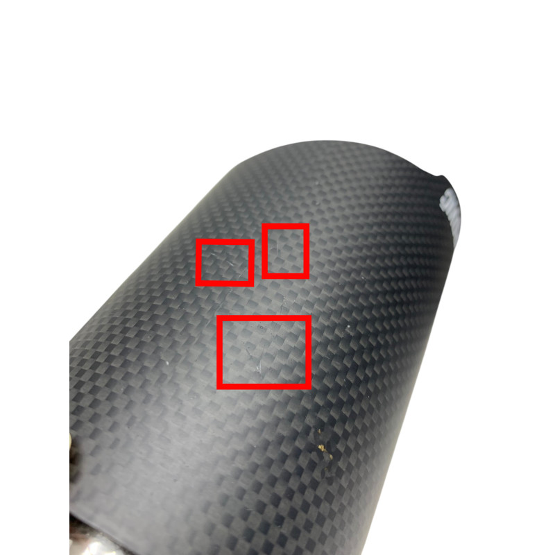 Насадки на вихлоп УЦІНКА Carbon ( матовий ) 54mm To 76mm на Akrapovič Akrapovič