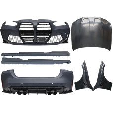 Комплект обвісів ( стиль M4 G82 ) Full Set V2 на BMW 4 Series G22 / G23 2020-2024 року