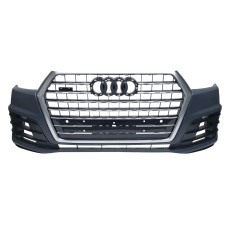 Передній бампер ( S-Line ) Silver на Audi Q7 4M 2015-2020 року