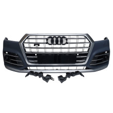 Передній бампер ( S-Line ) V2 на Audi Q5 80A 2016-2020 року