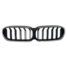 Решітка радіатора Чорний глянець LED ( Iconic Glow ) 2bar на бмв 5 Series G30 / G31 2020-2023 року