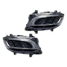 Передні фари Led High Performance ( Заміна галогена ) на мерседес SPRINTER W907 2017-2025 року