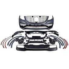Комплект обвісів ( стиль GLE63 AMG ) Body Kit на мерседес GLE-клас W166 2015-2018 року