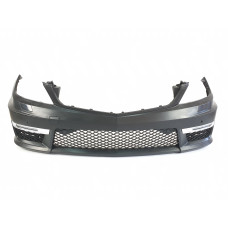 Передній бампер ( стиль C63 AMG ) на мерседес C-клас W204 2007-2014 року
