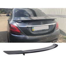 Спойлер Чорний глянець ( седан ) на мерседес C-клас W205 2014-2018 року