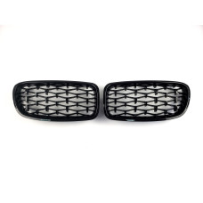 Решітка радіатора Diamond All Black на бмв 3 Series F30 / F31 2011-2018 року