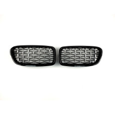 Решітка радіатора Diamond Silver на бмв 3 Series F30 / F31 2011-2018 року