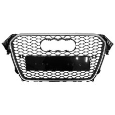 Решітка радіатора Silver Black ( в стилі RS4 ) на Audi A4 B8 2011-2015 року