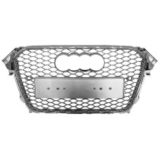 Решітка радіатора Silver Chrome ( в стилі RS4 ) на Audi A4 B8 2011-2015 року