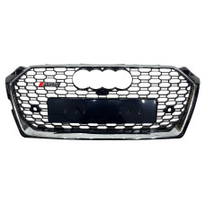 Решітка радіатора Chrome Black ( в стилі RS5 під камеру ) на Audi A5 B9 2016-2020 року