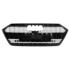 Решітка радіатора Full Black ( в стилі RS7 під камеру без радарів ) на Audi A7 4K 2017-2023 року