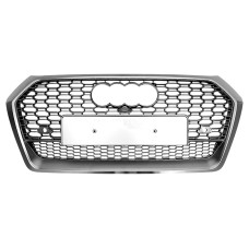 Решітка радіатора Full Silver ( в стилі RSQ5 ) на Audi Q5 80A 2016-2020 року