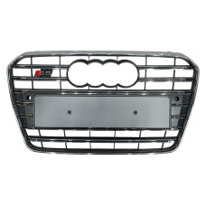 Решітка радіатора Silver Chrome ( в стилі S5 ) на Audi A5 8T 2011-2016 року