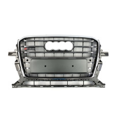 Решітка радіатора Silver Chrome ( в стилі SQ5 ) на Audi Q5 8R 2012-2016 року