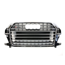 Решітка радіатора Chrome Black ( в стилі SQ3 ) на Audi Q3 8U 2014-2018 року