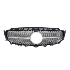 Решітка радіатора Silver ( з місцем під камеру ) Diamond на мерседес E-клас W213 2016-2020 року