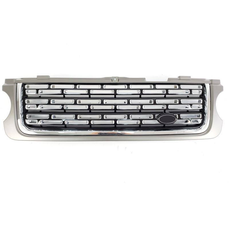 Решітка радіатора + жабра на Land Rover Range Rover Vogue L322 2010-2013 року