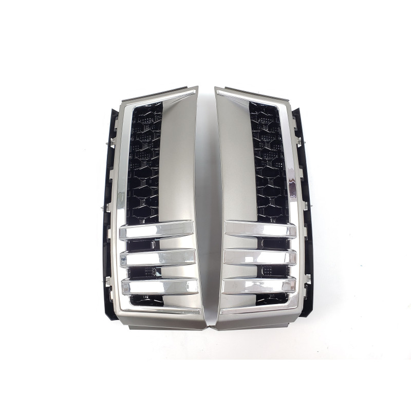 Решітка радіатора + жабра на Land Rover Range Rover Vogue L322 2010-2013 року