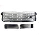 Решітка радіатора + решітки в бампер на Land Rover Range Rover Vogue L405 2013-2