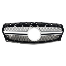 Решітка радіатора Silver Black AMG на мерседес CLA-клас C117 2017-2019 року