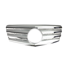 Решітка радіатора Silver CL на мерседес E-клас W211 2007-2009 року