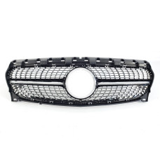 Решітка радіатора Black Diamond на мерседес CLA-клас C117 2017-2019 року
