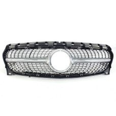 Решітка радіатора Silver Diamond на мерседес CLA-клас C117 2017-2019 року