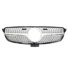 Решітка радіатора Silver Diamond на мерседес GLE-клас W166 2015-2018 року