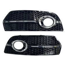 Решітки в бампер Chrome Black ( в стилі RSQ5 ) на Audi Q5 8R 2008-2012 року