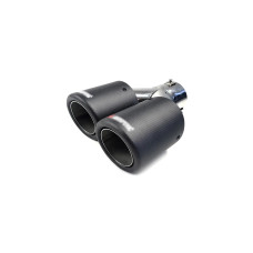 Насадки на вихлоп Carbon ( матовий ) 54mm To 76mm ( подвійна Y ) на Akrapovič Akrapovič