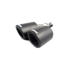 Насадки на вихлоп Carbon ( матовий ) 54mm To 76mm ( подвійна Y ) на Akrapovič Akrapovič