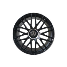 R22 Satin Black + Chrome ( різноширокі ) Диски на мерседес GL-клас X164 2006-2009 року