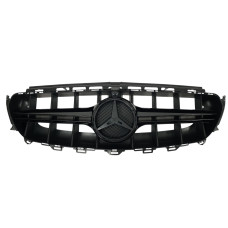 Решітка радіатора Full Black ( стиль AMG E63 S ) на мерседес E-клас W213 2016-2020 року