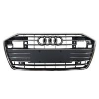 Решітка радіатора Gray Chrome ( під радари ) на Audi A6 C8 2018-2022 року