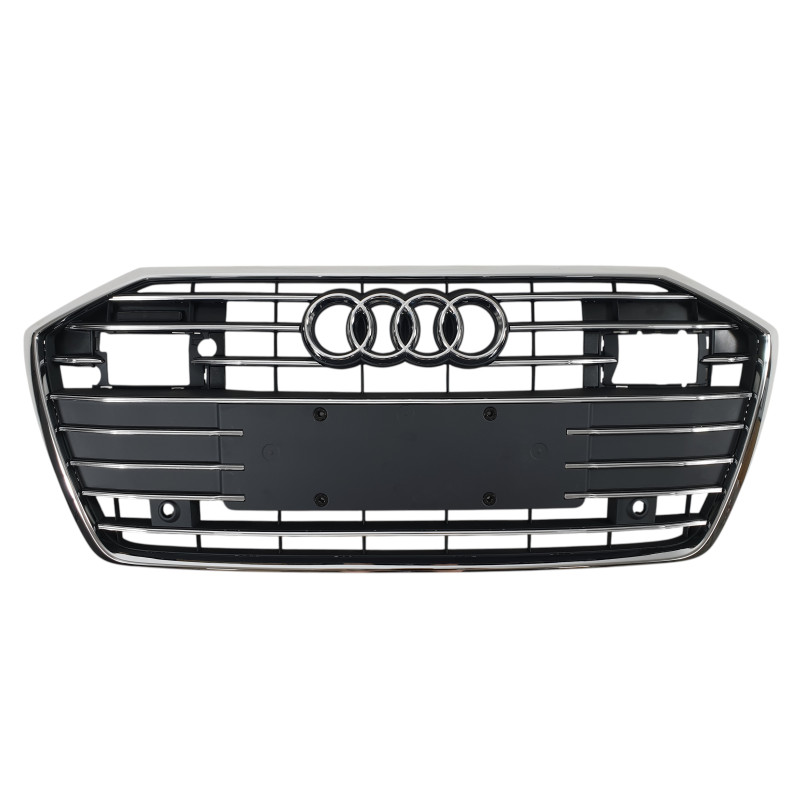 Решітка радіатора Gray Chrome ( під радари ) на Audi A6 C8 2018-2022 року