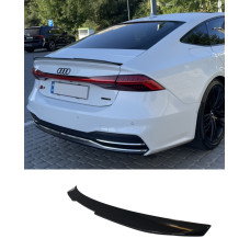 Спойлер Чорний глянець на Audi A7 4K 2017-2023 року