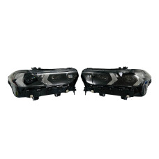 Передні фари ( стиль Full Led Shadow LCI 2022+ ) на бмв X5 G05 2018-2022 року