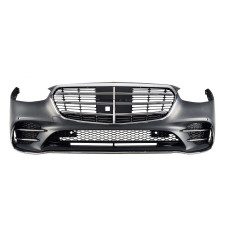 Передній бампер ( AMG ) БЕЗ РЕШІТКИ РАДІАТОРА на мерседес S-клас W223 2020-2025 року
