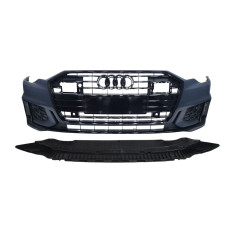 Передній бампер ( S-Line ) на Audi A6 C8 2018-2022 року