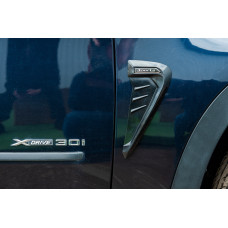 Універсальні вентиляційні накладки на крила тип-C (імітація 2 шт гума)