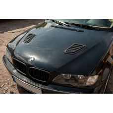 Універсальна накладка на капот тип-B (2 шт ABS)