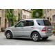 Бокові пороги Tayga Grey (2 шт., алюміній) для мерседес ML W163 1997-2005 рр