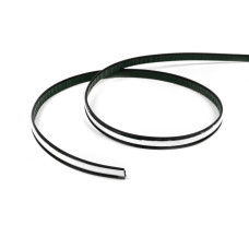 Черный молдинг с хромированной вставкой на метраж sal13 (1 метр 16.5 мм)