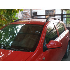 Рейлінги алюмінієві (HB чорні) для Opel Astra H 2004-2013 рр