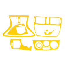 Накладки на панель (жовтий колір) для Fiat Marea 1996-2007 рр