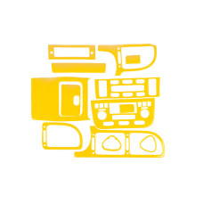 Накладки на панель (жовтий колір) для Peugeot 406 1995-2004 рр