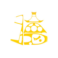 Накладки на панель (жовтий колір) для Ford Focus I 1998-2005 рр